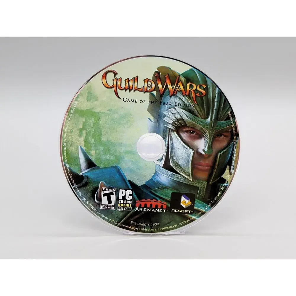 Guild Wars PC CD ROM Big Box Game & Installation Discs - No Manuals